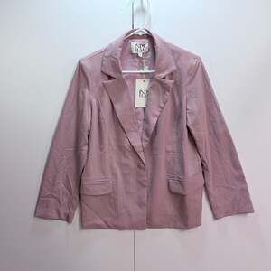 Indi Luxe Mauve Pink Single Button Blazer NWT Size S